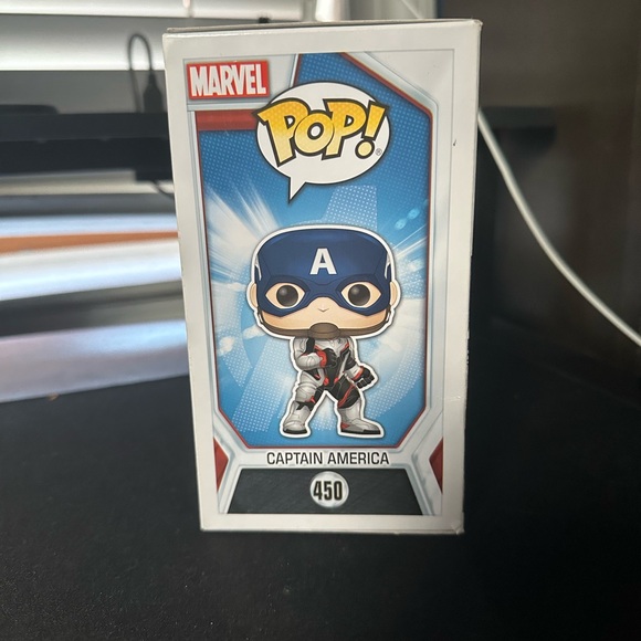 Avengers Captain America Funko Pop! Vinyl Figure #450 - Picture 4 of 4